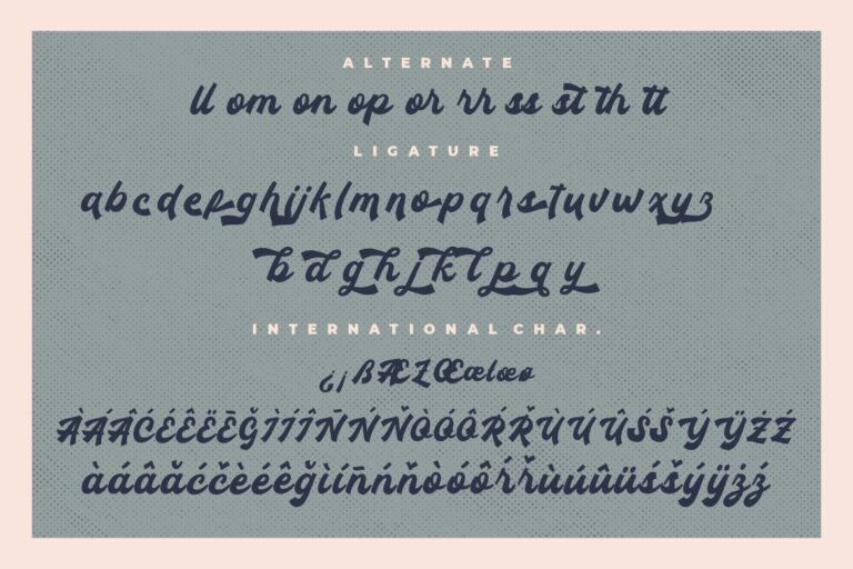 Gading Retro Bold Script - Image 9