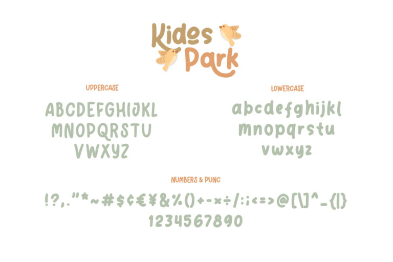 Kidos Park Fun Children Typeface - Image 8