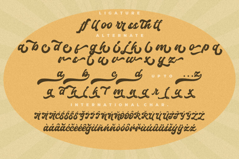 Vinttadge Retro Bold Script - Image 9
