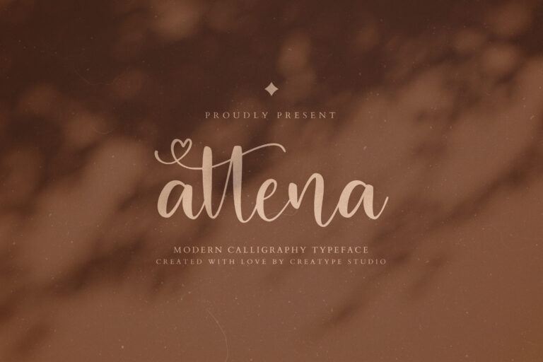 Attena Modern Calligraphy