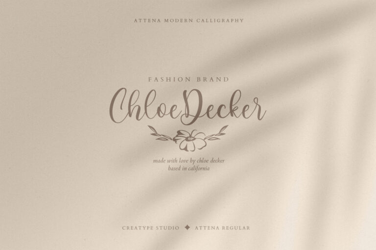 Attena Modern Calligraphy - Image 3