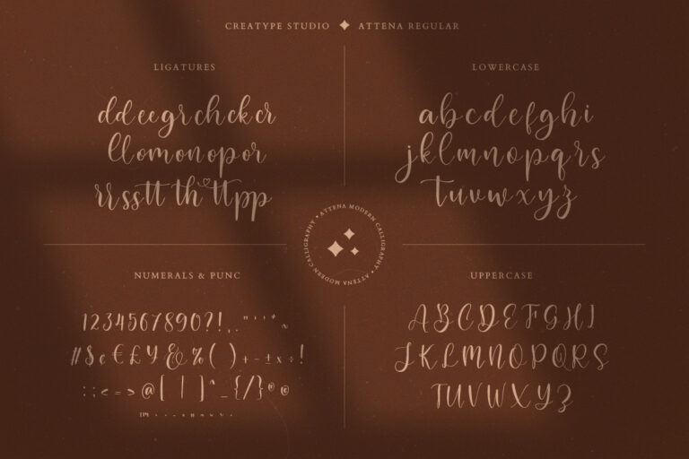 Attena Modern Calligraphy - Image 8