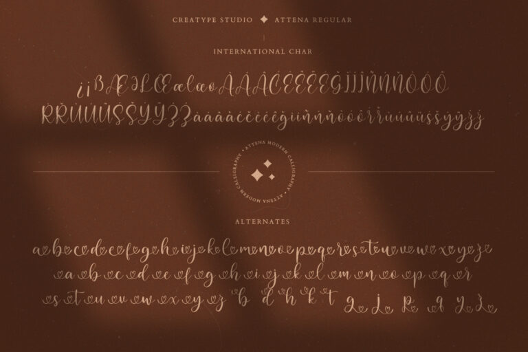 Attena Modern Calligraphy - Image 9