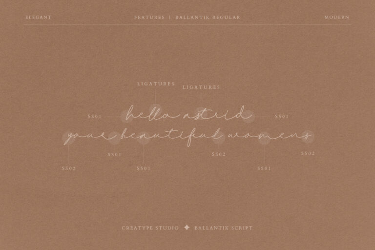 Ballantik Modern Monoline Script - Image 6