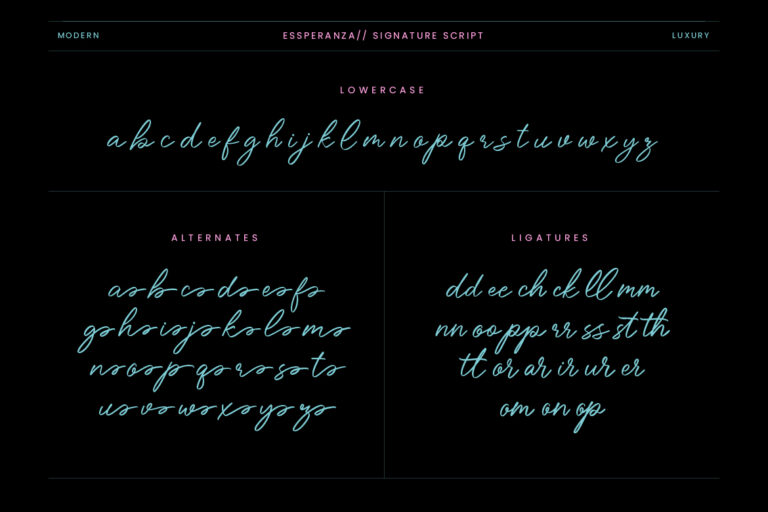 Essperanza Stylish Signature Script - Image 9