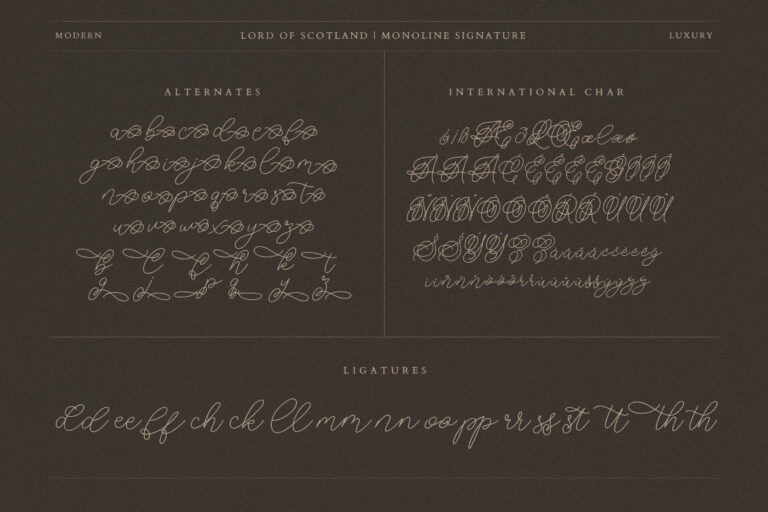 Lord of Scotland Monoline Signature - Image 9