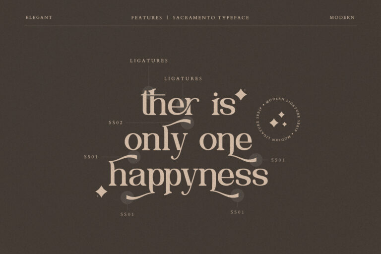 Sacramento Modern Ligature Serif - Image 7