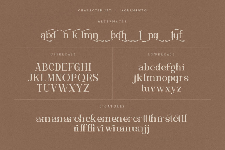 Sacramento Modern Ligature Serif - Image 8