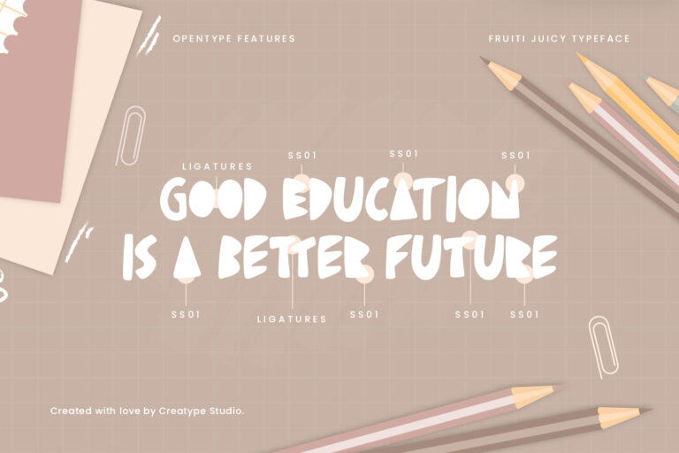 Fruiti Juicy Cut-Out Typeface - Image 7