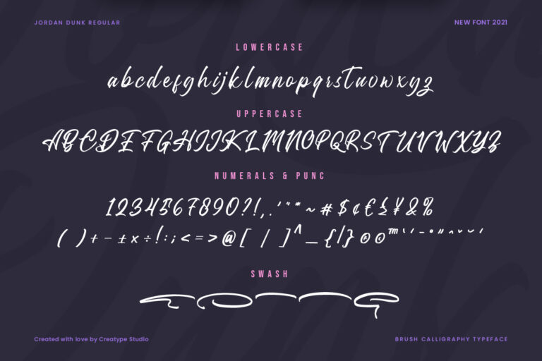 Jordan Dunk Brush Calligraphy - Image 8