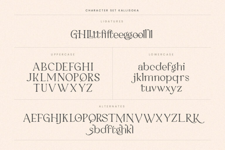 Kallisoka Modern Elegant Serif - Image 8