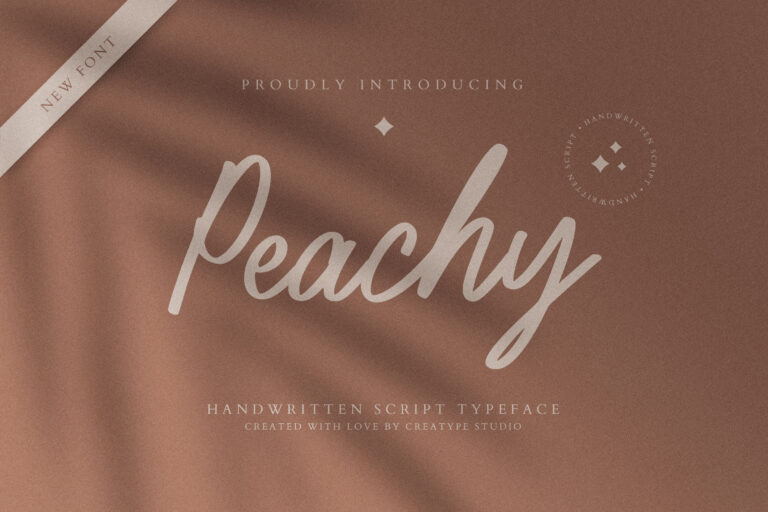 Peachy Handwritten Script
