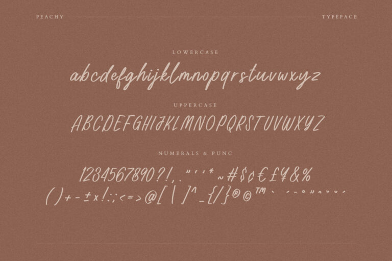 Peachy Handwritten Script - Image 8