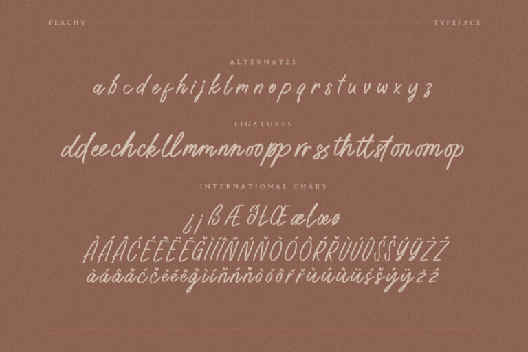 Peachy Handwritten Script - Image 9