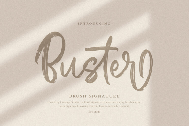 Buster Brush Signature