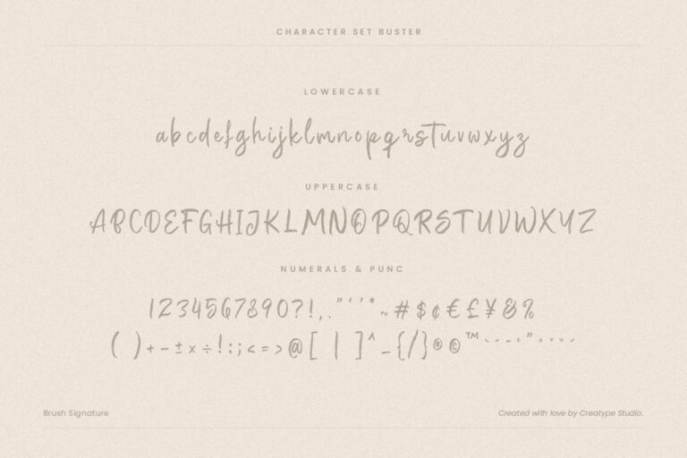 Buster Brush Signature - Image 8