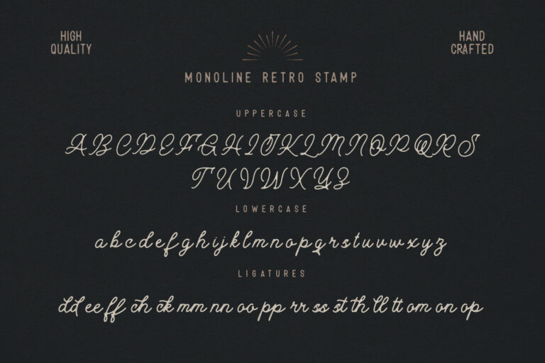 Pangharsa Monoline Retro Stamp - Image 8