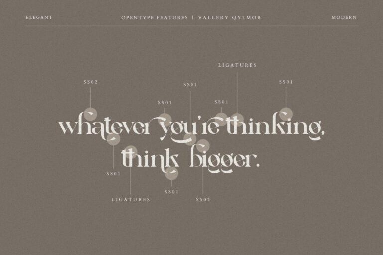 Vallery Qylmor Modern Elegant Serif - Image 6