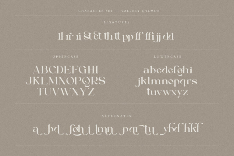 Vallery Qylmor Modern Elegant Serif - Image 8