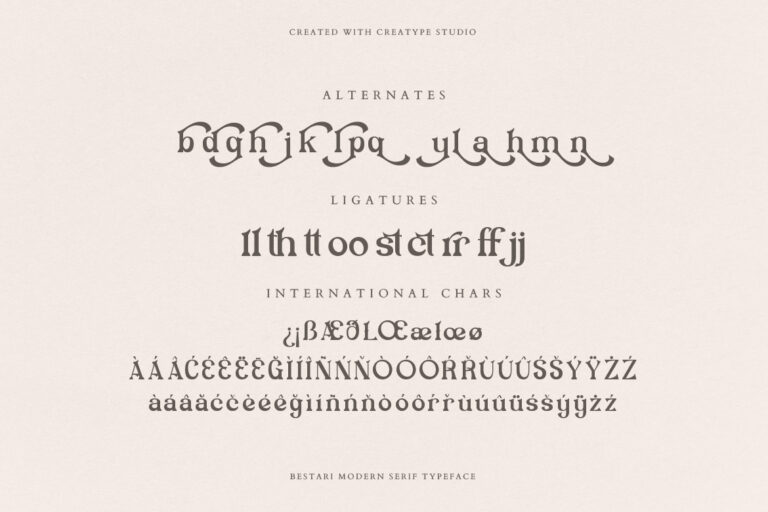 Bestari Decorative Serif - Image 9