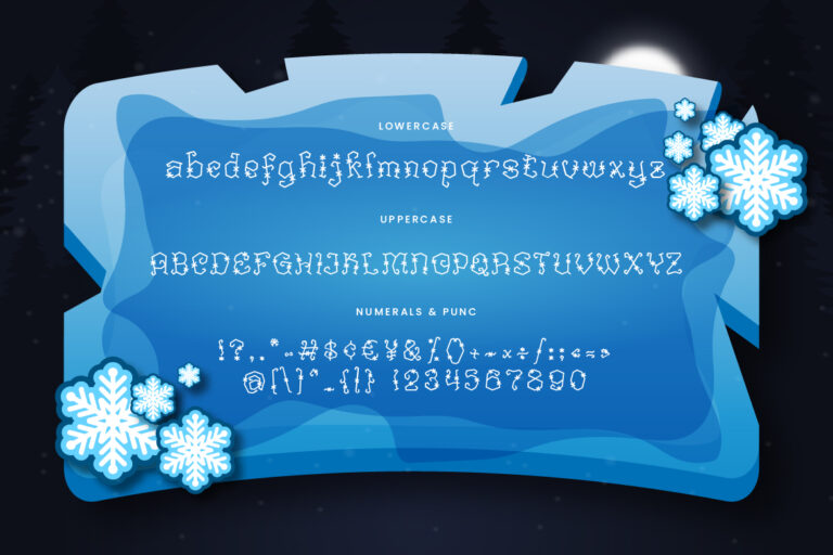 Snowy Peach Christmas Decorative - Image 9