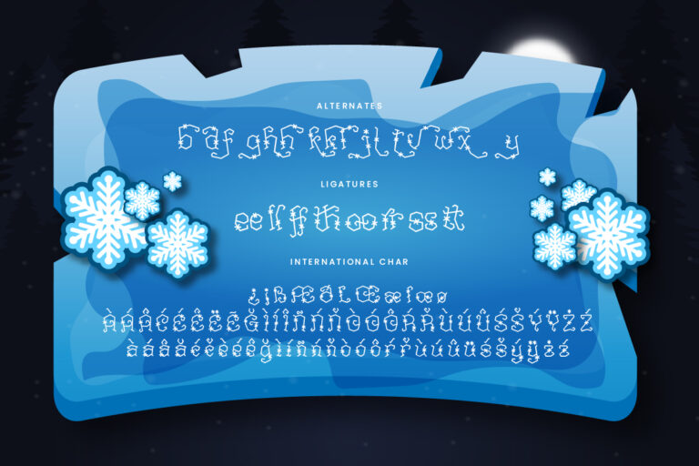 Snowy Peach Christmas Decorative - Image 10