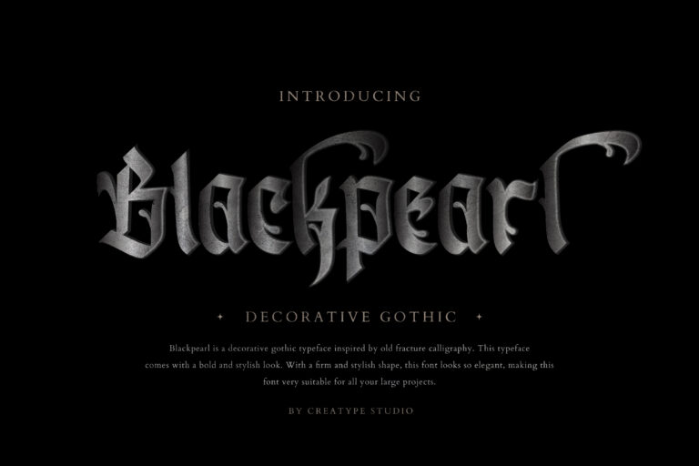 Blackpearl Decorative Gothic