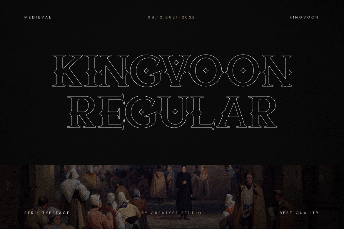 Kingvoon Medieval Sans - Image 3