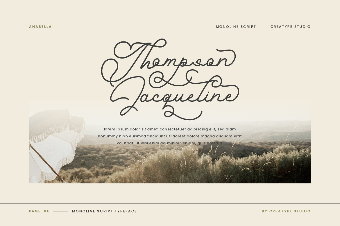 Anabella Monoline Script - Image 7