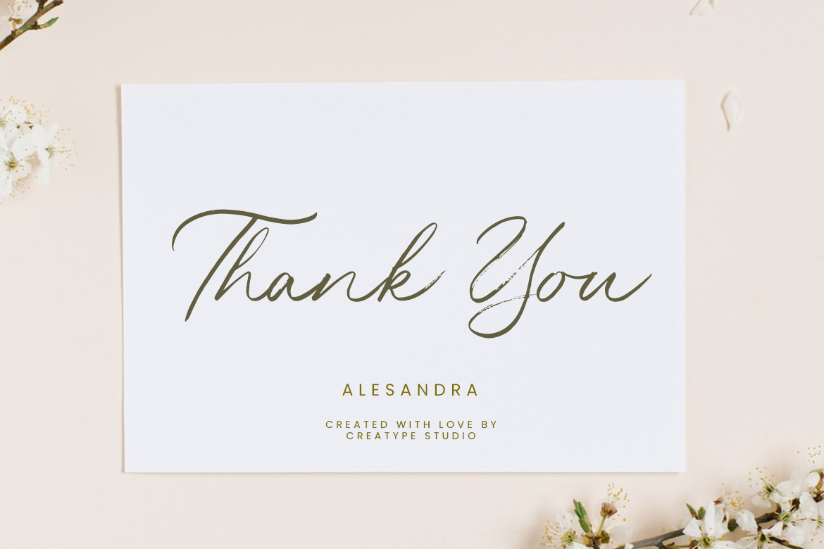 Alesandra Handbrush Script - Image 10