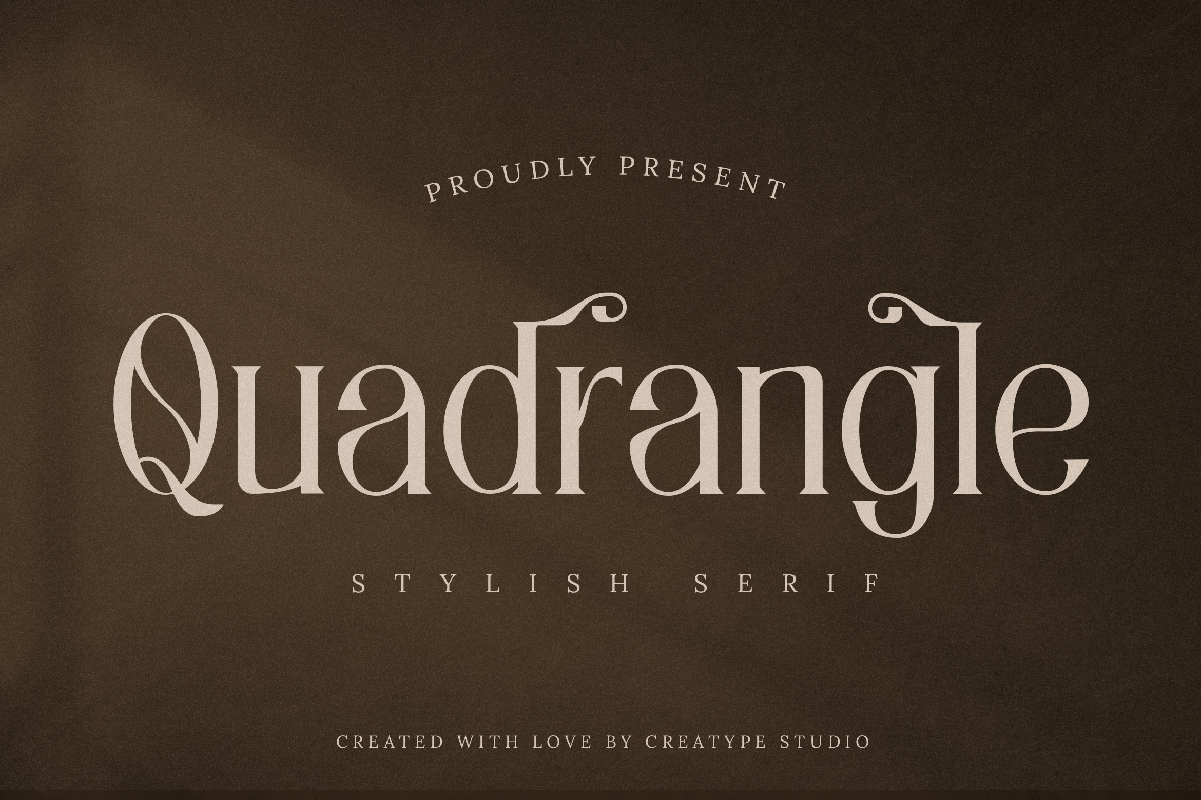 Quadrangle Stylish Serif